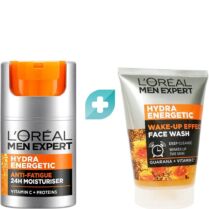 Σετ L'Oreal Paris Men Expert Hydra Energetic Anti Tiredness 24H Moisturiser 50m & Wake-Up Effect Face Wash 100ml