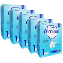 Σετ Nutricia Almiron 1 Γάλα 1ης Βρεφικής Ηλικίας από 0-6 μηνών 5x600gr