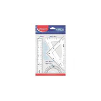 Σετ Όργανα Γεωμετρίας Essential 20cm Πακέτο 4 Τεμαχίων)