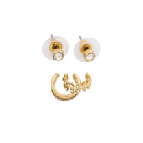Σετ με χρυσά ear cuffs my own
