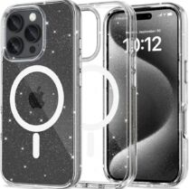 Σκληρή Διάφανη Θήκη MagSafe - Apple iPhone 16 Pro - Tech-Protect FlexAir Hybrid - Glitter (5906302311446)