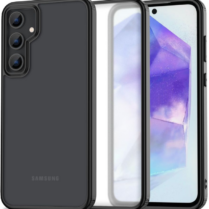 Σκληρή Ημιδιάφανη Θήκη - Samsung Galaxy A55 - Tech-Protect MagMat - Matte Black (5906203692101)