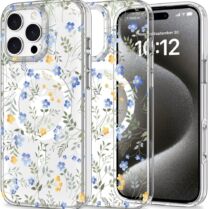 Σκληρή Θήκη MagSafe - Apple iPhone 16 Pro - Tech-Protect MagMood - Spring Flowers (5906302311521)