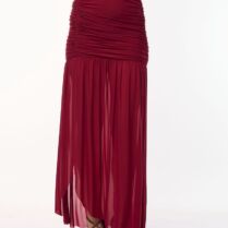 ΦΟΥΣΤΑ MAXI ΜΕ ΑΝΟΙΓΜΑ Μπορντό Dress Up