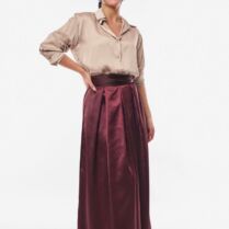 ΦΟΥΣΤΑ ΣΑΤΕΝ ΜΕ ΖΩΝΗ Μπορντό Dress Up