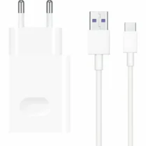Φορτιστής Official Huawei SuperCharge Wall Charger Αντάπτορας με 1 x USB-A 22.5W & 1 x Καλώδιο USB-A σε Type-C 100cm - White (55033325)