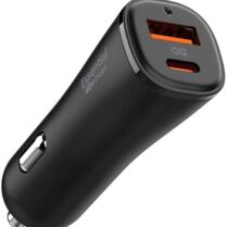 Φορτιστής Αυτοκινήτου Spigen EV482 ArcStation Essential Car Charger με 1 x Type-C / 1 x USB-A 48W - Black (ACP08447)
