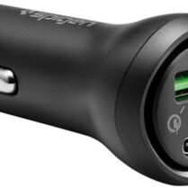 Φορτιστής Αυτοκινήτου Spigen F31QC StaediBoost Essential Car Charger με 1 x Type-C / 1 x USB-A 45W - Black (000CP25597)