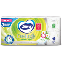 Χαρτί υγείας Zewa Deluxe Camomile με άρωμα 3φυλλο 8 ρολά