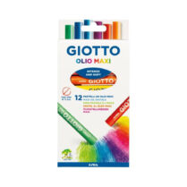 Χρώματα Λαδοπαστέλ GIOTTO Οlio Ζ11,5mm x 100mm Σετ 12 Τεμ 000293400