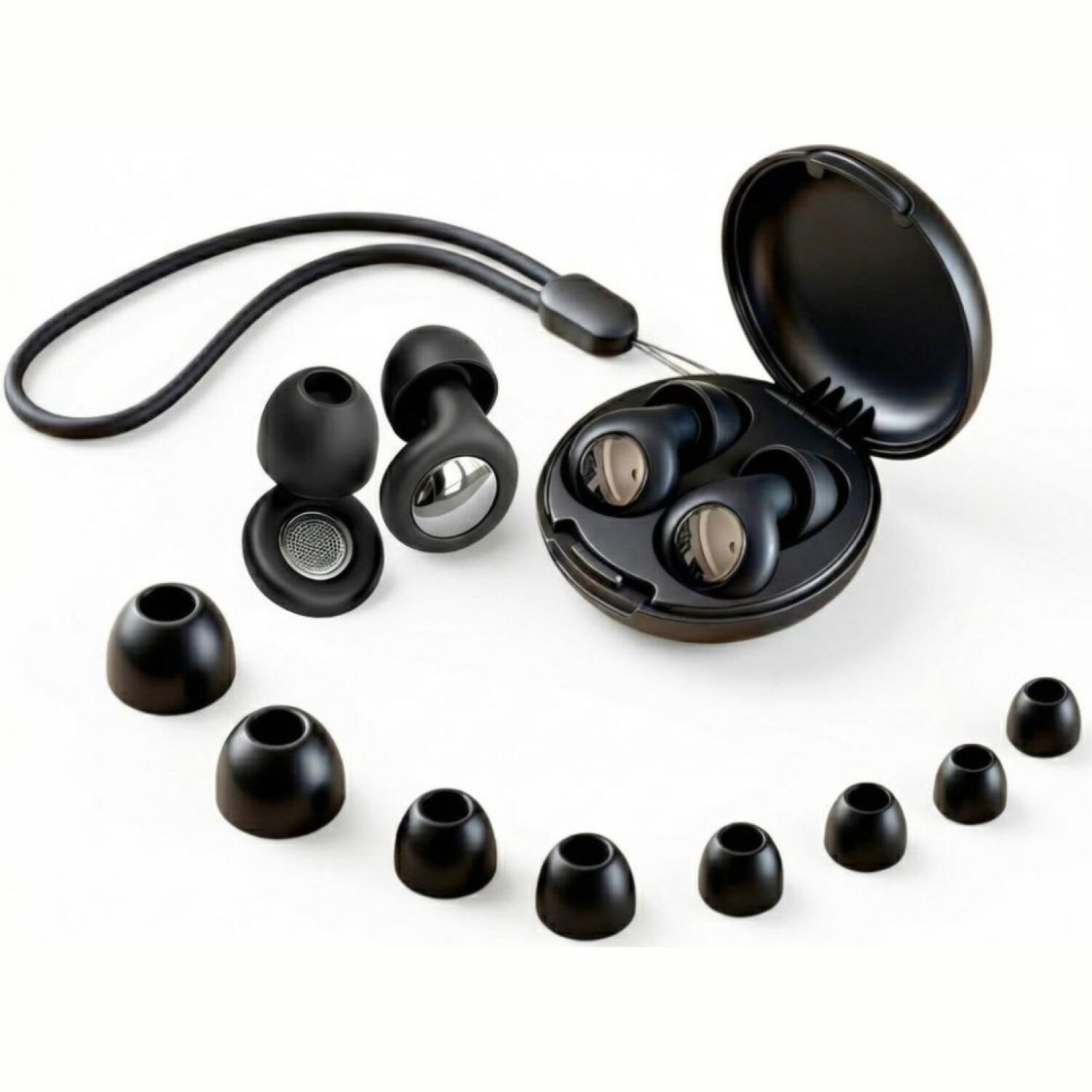 Ωτοασπίδες Tech-Protect QuietFit Earplugs Σιλικόνης Επαναχρησιμοποιούμενες με Θήκη & Λουράκι 4 Μεγέθη - Black (5906302339921) Ωτοασπίδες Tech-Protect QuietFit Earplugs Σιλικόνης Επαναχρησιμοποιούμενες με Θήκη & Λουράκι 4 Μεγέθη - Black (5906302339921)